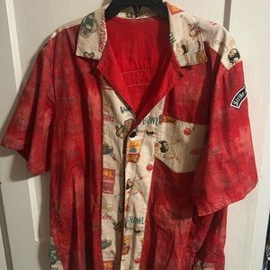 Vintage Hand-Made Bowling Button Up Shirt